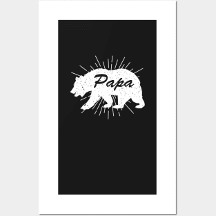 Papa Bear: Funny Gifts for Dad - Bear Lover Gifts Posters and Art